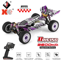 Wltoys 124019 High Speed Racing Car 55km/h 1/12 2.4GHz RC Car Off-Road Drift Car RTR 4WD Aluminum Alloy Chassis Zinc Alloy Gear