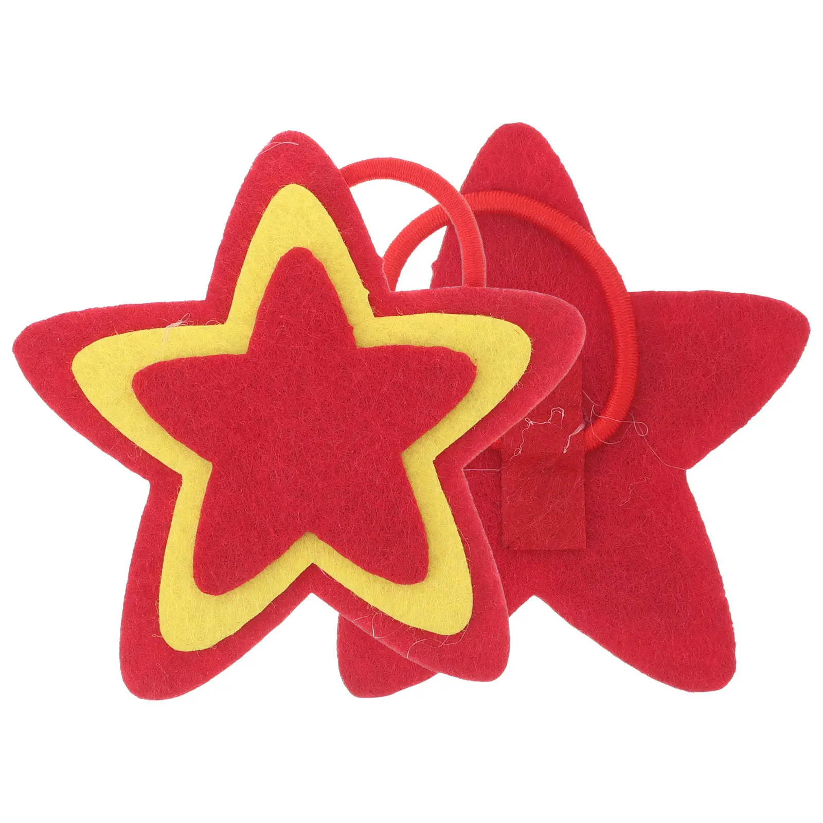 2Pcs Childrens Five Pointed Star Wrist Corsage Slap Bracelets Dance Party Favor Kindergarten Performance Sports Wristband Event