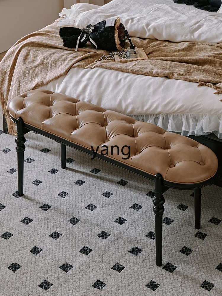 CX Light Luxury Modern Bedroom Tailstock Change Shoes in Front of Bed Dining Room Long Bench