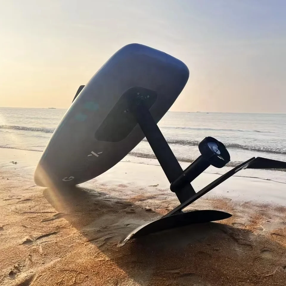 E SUP Electric Hydrofoil Inflatable Surfboard with Carbon Fiber Front Wing PVC Material Electric Motor for Outdoor Water Sports