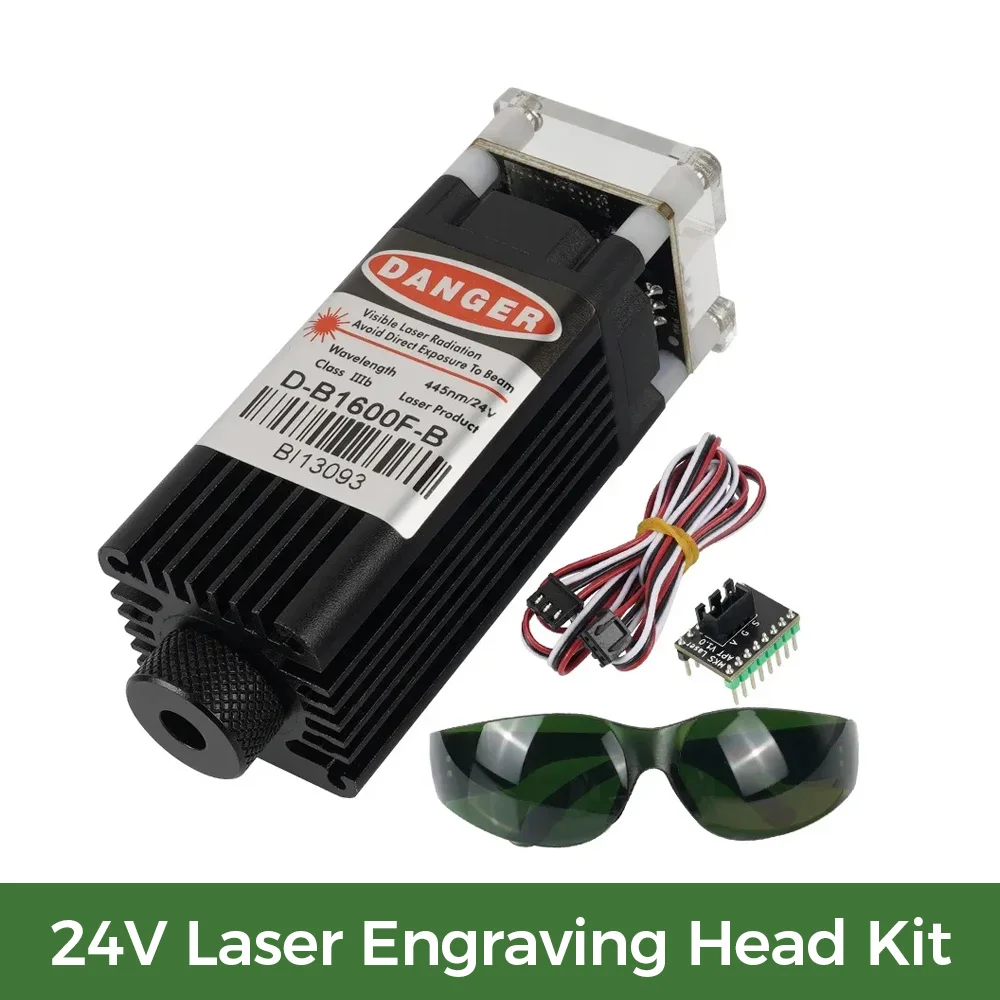 

24V Laser Engraving Head Cutting Module with Laser Safety Goggles Protective Glasses for 3D Printer KP3S KP3S Pro KP5L