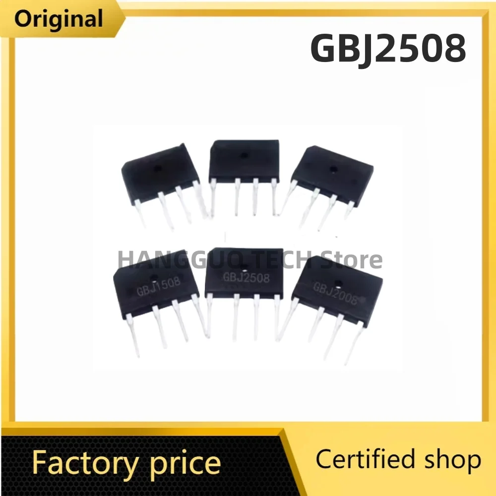 10PCS/LOT Bridge Rectifier GBJ1508 KBJ1508 GBJ1510 KBJ1510 GBJ2510 KBJ2510 GBJ2008 GBJ3510 KBJ3510 GBJ5010 GBU3510 GBJ2508