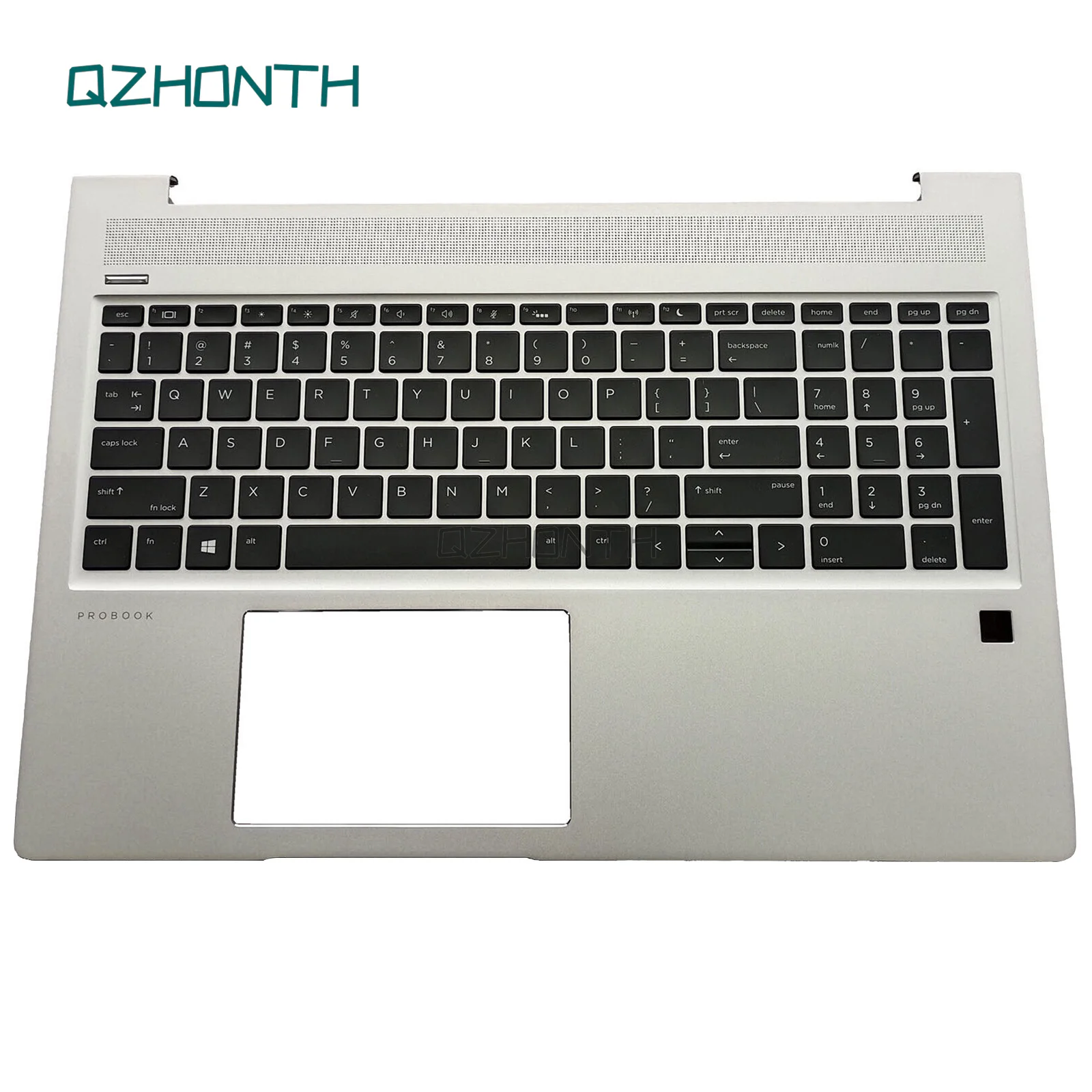 New Palmrest Upper Case with Backlit Keyboard For HP ProBook 450 G6 G7 455 G6 G7 455R G6 G7 (Silver) L45091-001