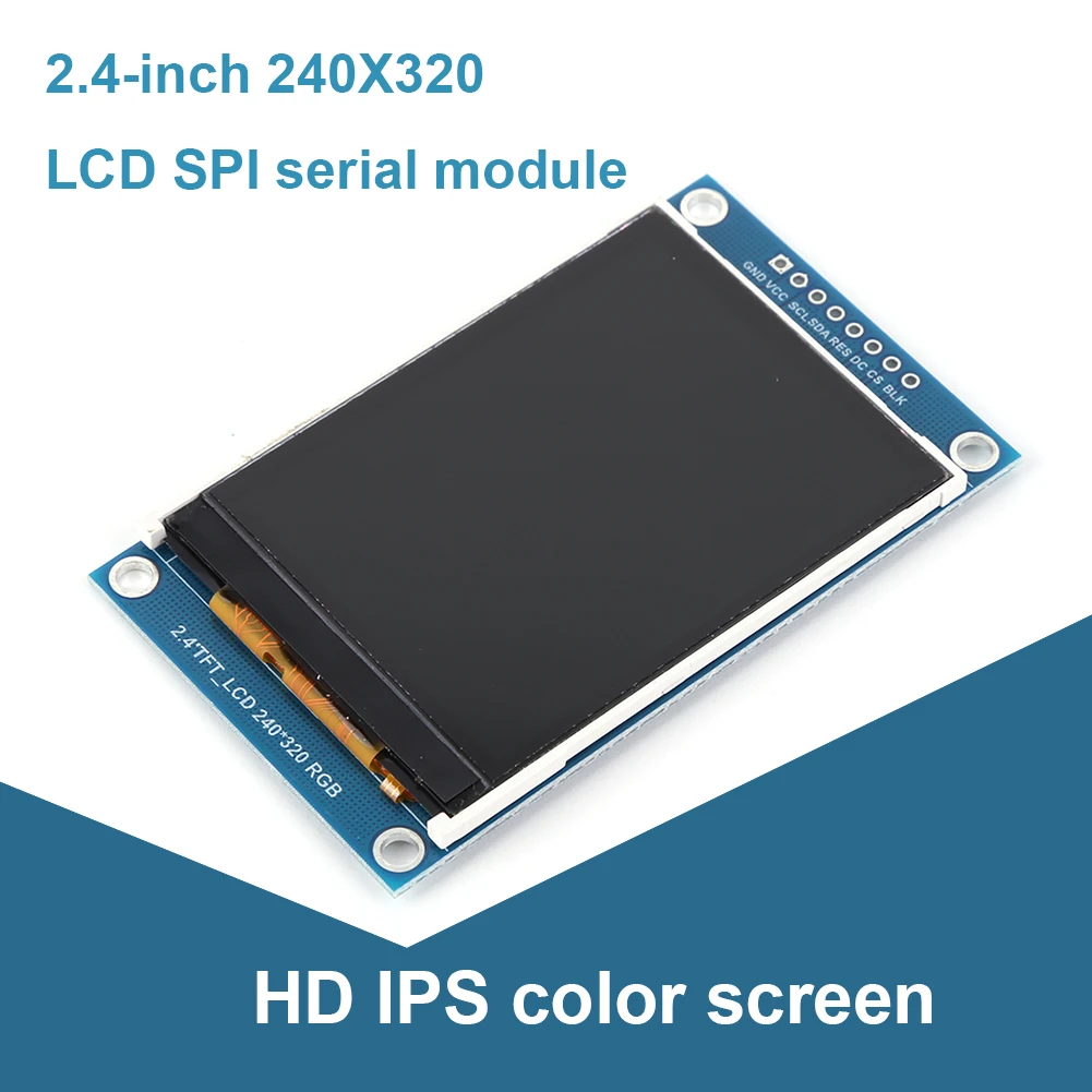 2.4 Inch TFT Colorful Display Module SPI Interface ILI9341 Color LCD Display Module 240*320 Pixels 8Pin Electronic Components