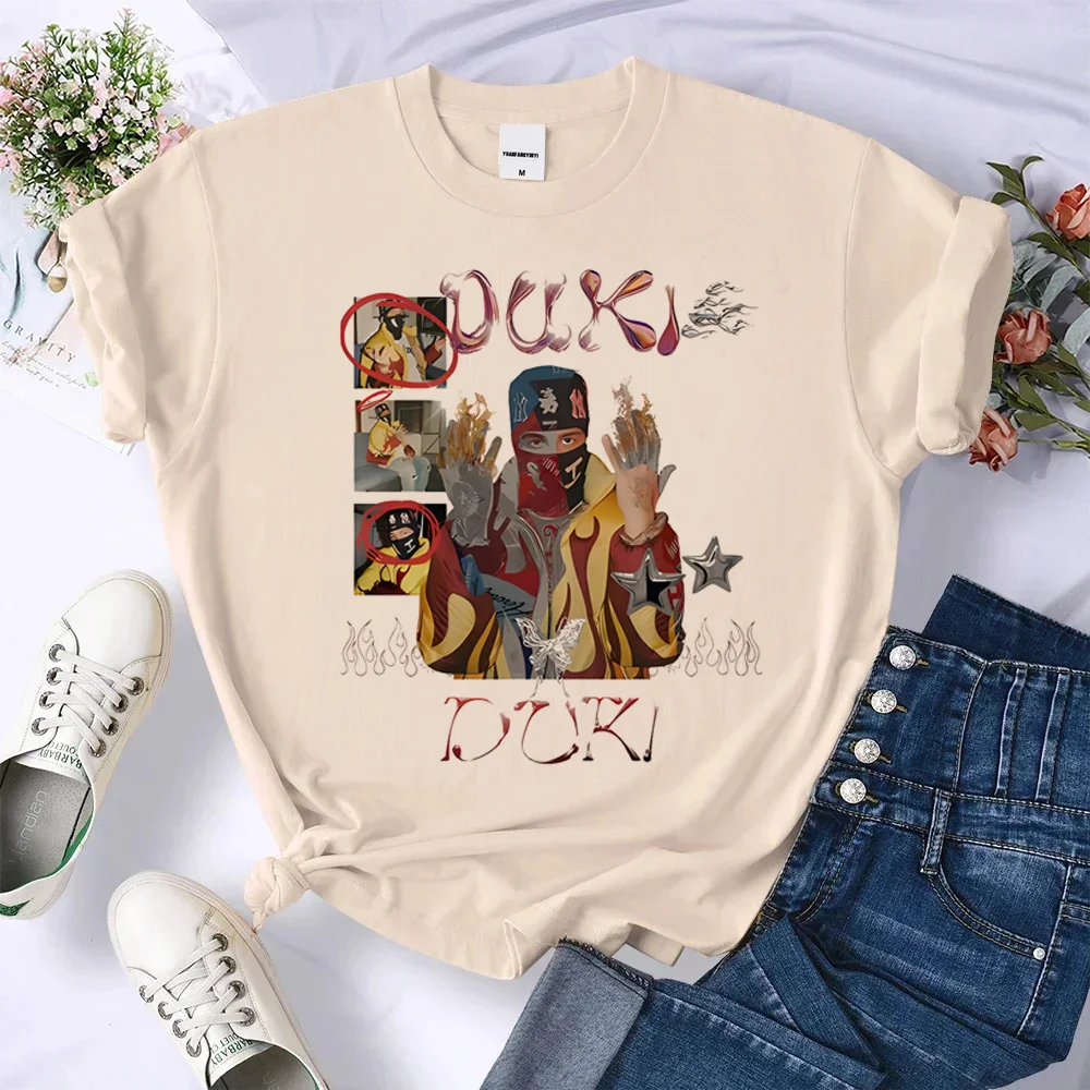 Duki tshirt women graphic Japanese t-shirts female streetwear y2k clothing