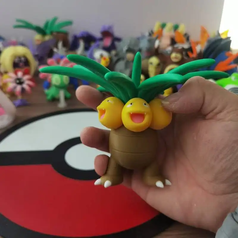 Pokemon Exeggutor Anime Figures Proportion World 1:20 Diy 3D Printing Cute Cartoon Character Desktop Model Kid Holiday Toy Gift