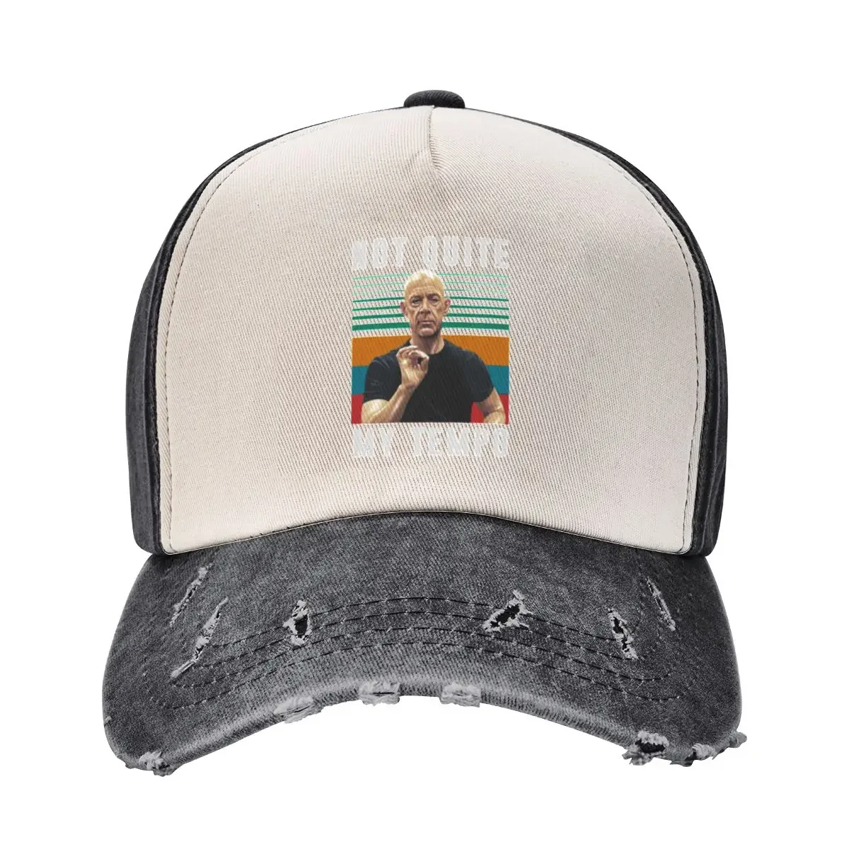 

Whiplash Not Quite My Tempo Vintage Baseball Cap Rugby cute Trucker Hat Unique hats Boy Women's