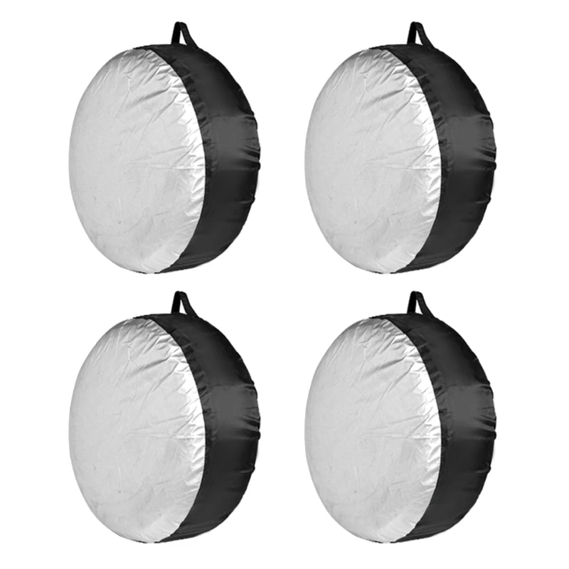 094D 1Pc/4Pcs Spare Tyre Bag Anti Scratch Tire Cover Anti Dust Car Tire Storage Bag