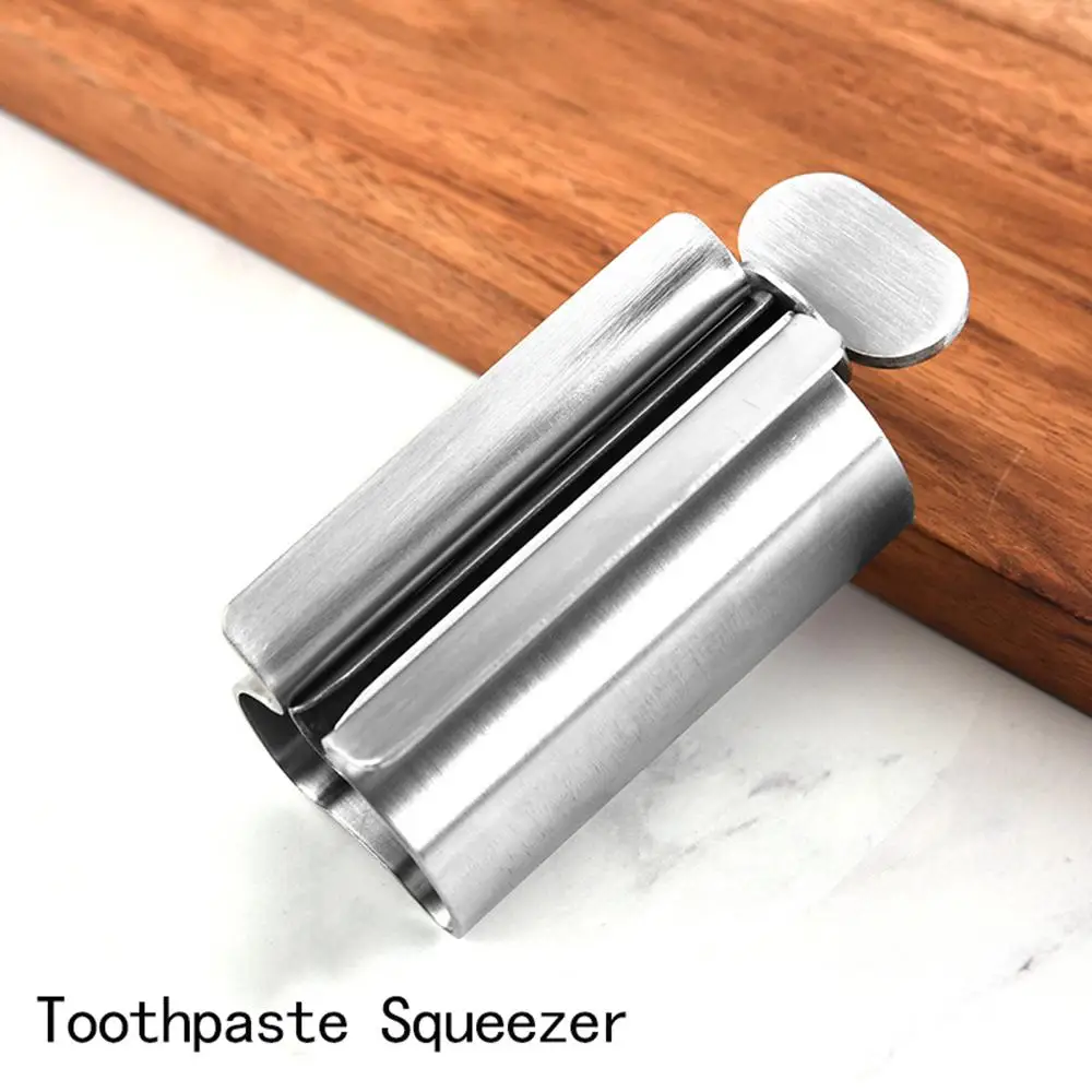 Stainless Steel Wringer Roller Rotate Dispenser for Ointments Cosmetics Bathroom Accessories Toothpaste Squeezer Tube Roller