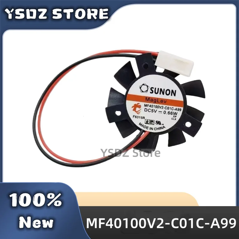 100%New SUNON MF40100V2-C01C-A99 2-wire Diameter 37mm; hole pitch 20-26-26mm COOLING FAN in stock Fast Shipping