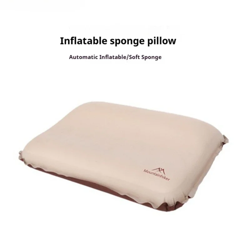 Outdoor Pillow Multi Functional Camping Pillow Storage Portable Inflatable Sponge Comfortable Pillow Outdoor Furniture Supplies