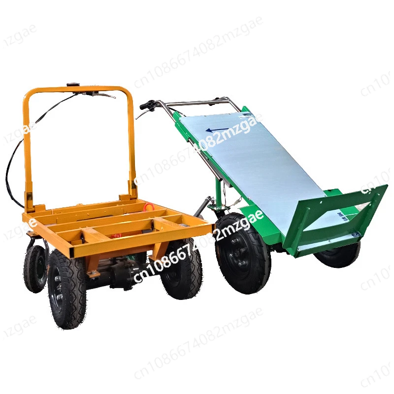 Electric Trolley, Tiger Truck, Construction Site Trolley, Ceramic Tile Trolley Can Stand and Pull Freight Truck