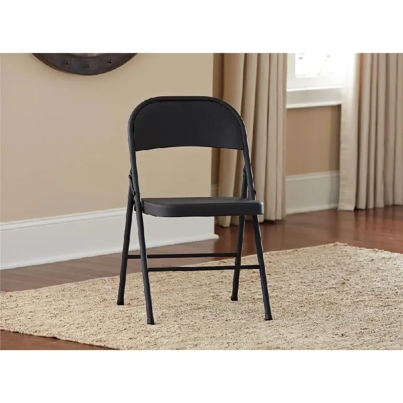 Creative Chair Black Steel Folding Chair Dining Chairs Living Room Chairs Foldable Floor Meubles De Salon Furniture