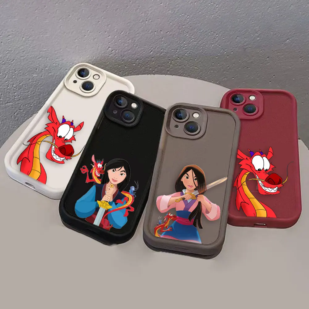 Disney Dragon Mulan Mushu Case For Infinix CAMON SPARK 10 HOT 20 NOTE 12 ZERO 30 30I 40 40I 50 SMART 7 8 9 30C GO POVA 6 Case