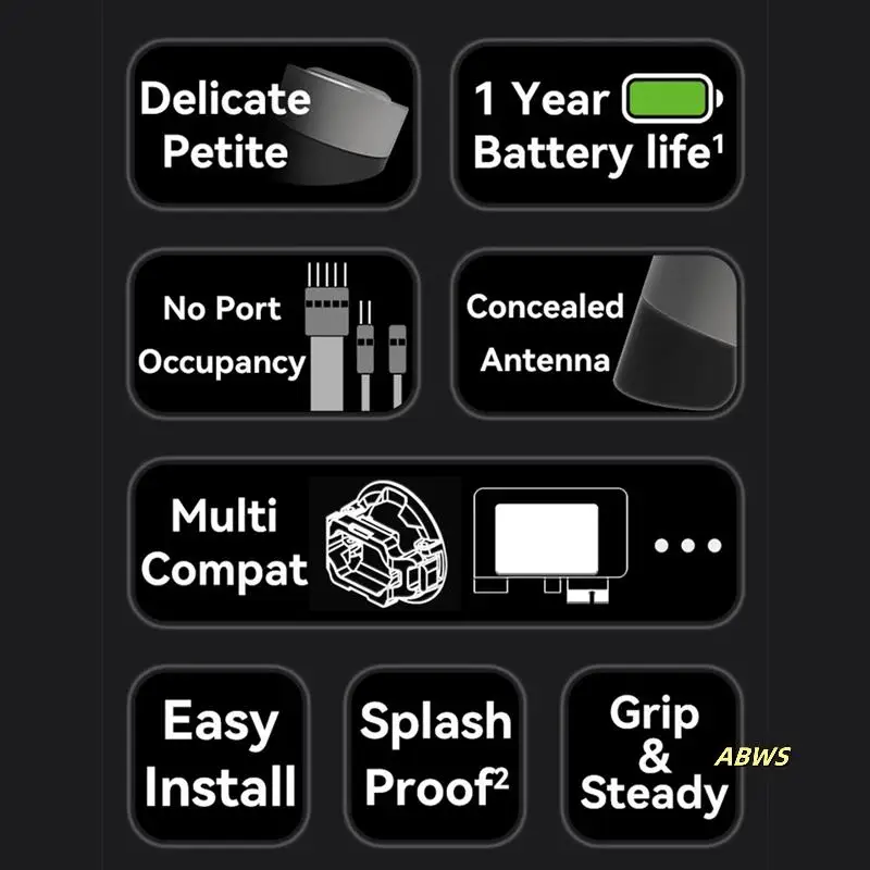 Durable Wireless Power Button For PC, Stainless Steel Desktop Switch For Gamers And Office Environments