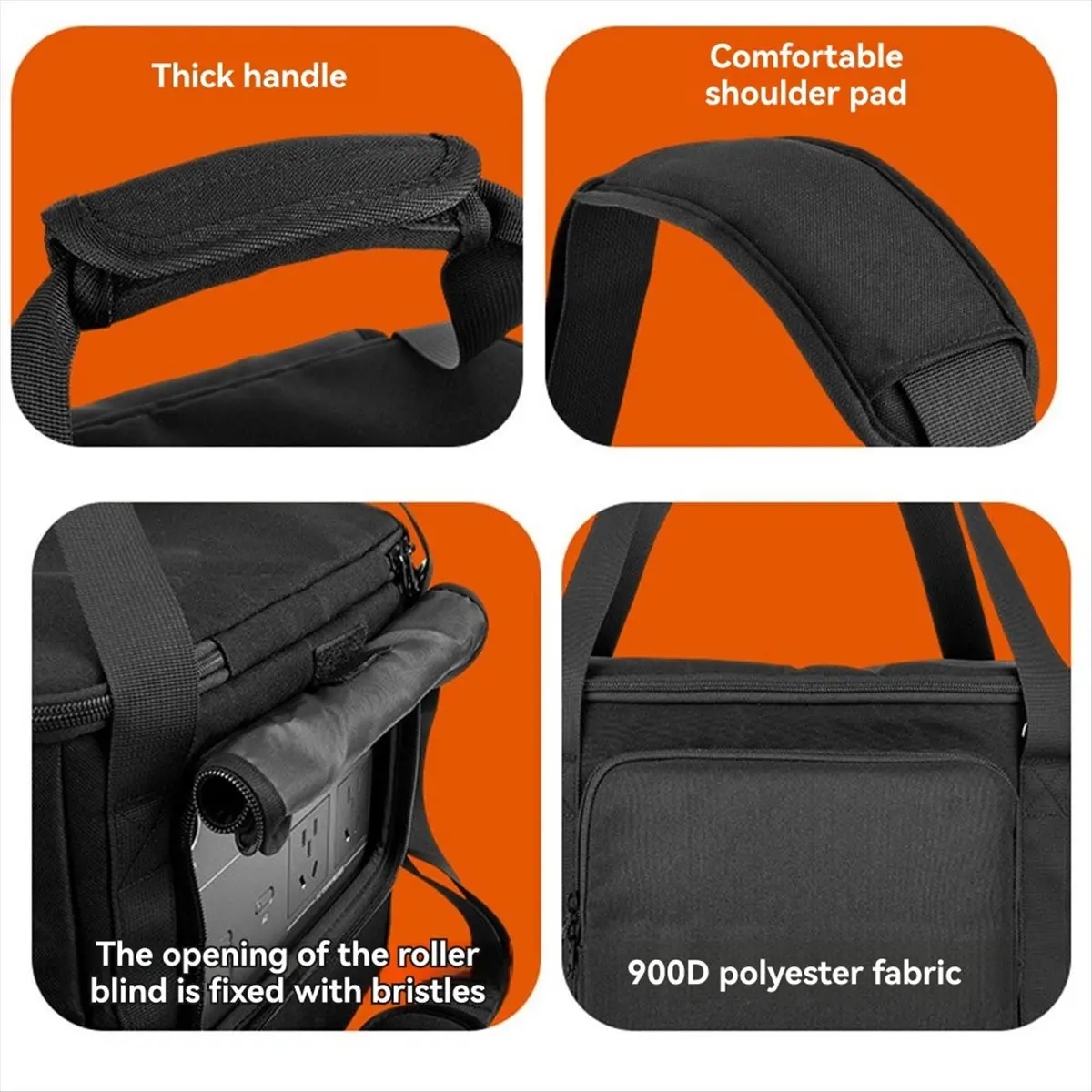 Portable Carrying Case for Explorer 1000 V2 Travel Bag Waterproof with Shoulder Strap & Handle