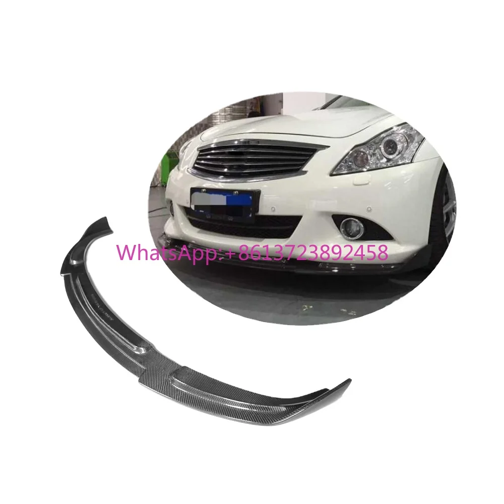 

Carbon Fiber Front Bumper Spoiler Lip for Infiniti G37 2009-2013