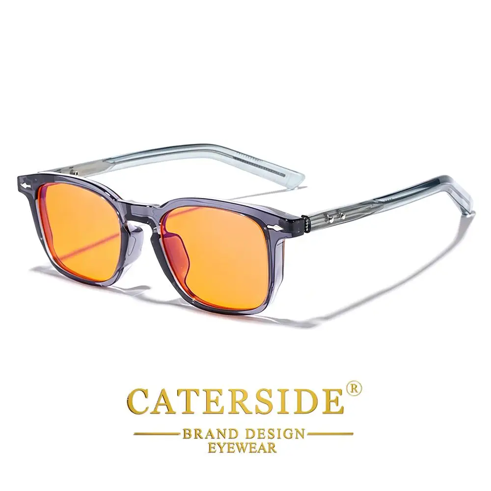 CATERSIDE Herren-Gaming-Brille mit 99% Anti-Blaulicht TR-90 Quadratischem Rahmen AR Antireflexbeschichtung Gaming-Brille Augenschutz – Detail 6