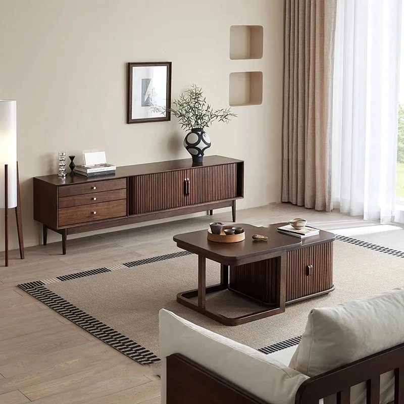 

Large Size Aesthetic Tv Stands Living Room Modern Retro Mid Century Storage Safe Tv Table Designer Archivadores Home Decoration