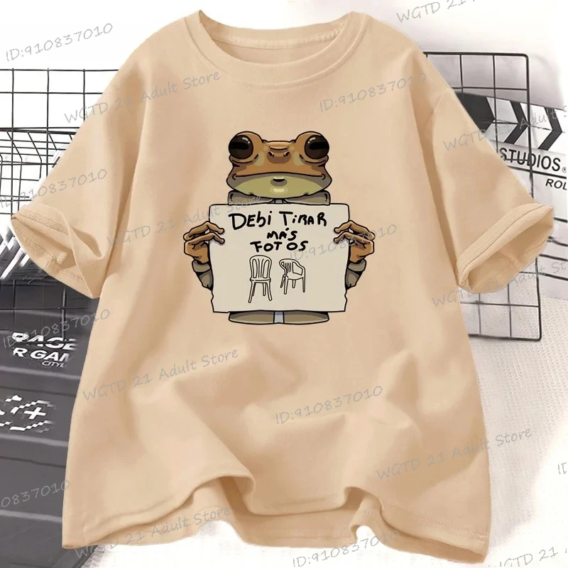 

Funny Frog Dtmf T-shirt Causal Debi Tirar Mas Fotos Printed Tshirt Cotton Short Sleeve O Neck Tee Shirt Male Clothing Streetwear