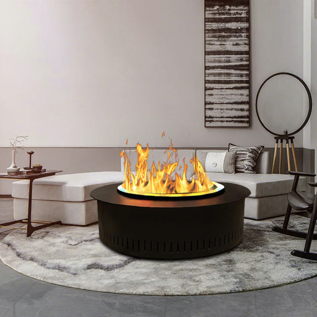 3D Realistic  Electric Fireplace Water Vapor Atomization Steam Fireplace Home Decor