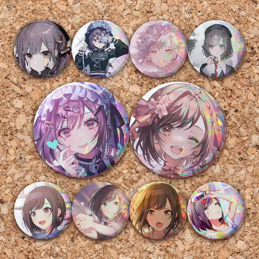 

Ena Shinonome Nightcord 25 Button Badge 2PC Sets for Bags & Clothes & Accessories Metal Pin Creative Gift