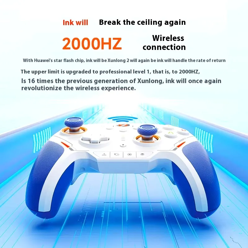 BIGBIG Won Blitz 2 Pro Wireless Controller 2000Hz Return Rate,Star Flash Video Game Gamepads Support PC/NS for Myth Wukong