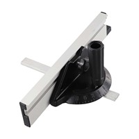 Miter Gauge And Aluminum Miter Fence Both Sides 60 Angle Adjustable Repetitive Cut Flip Stop And Tenon Gauge For Table Saw Tool