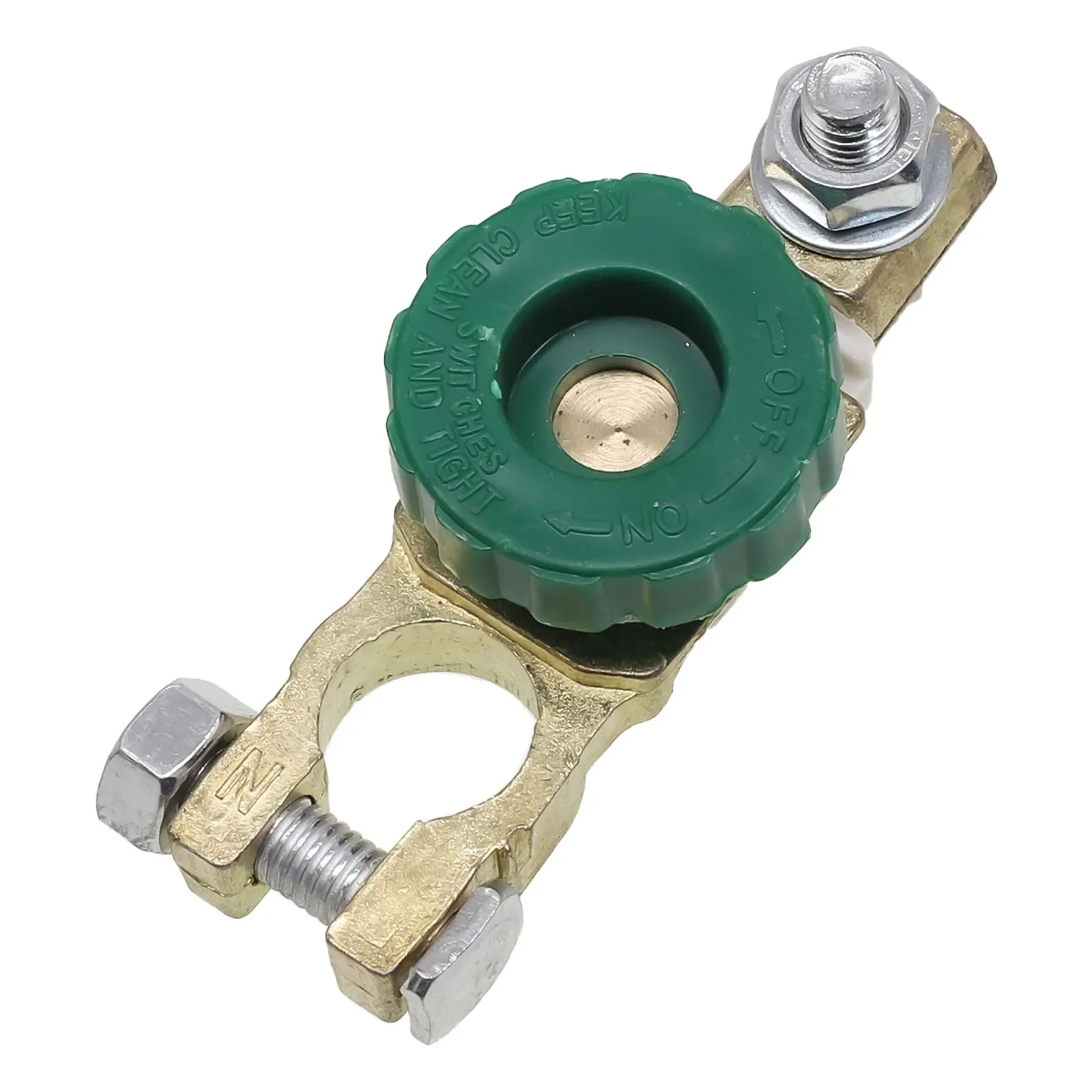 

1pcs Car Battery Disconnect Isolator Cut Off Switch Fits Standard Negative Terminal Practical Power-off Switch Auto Accessory