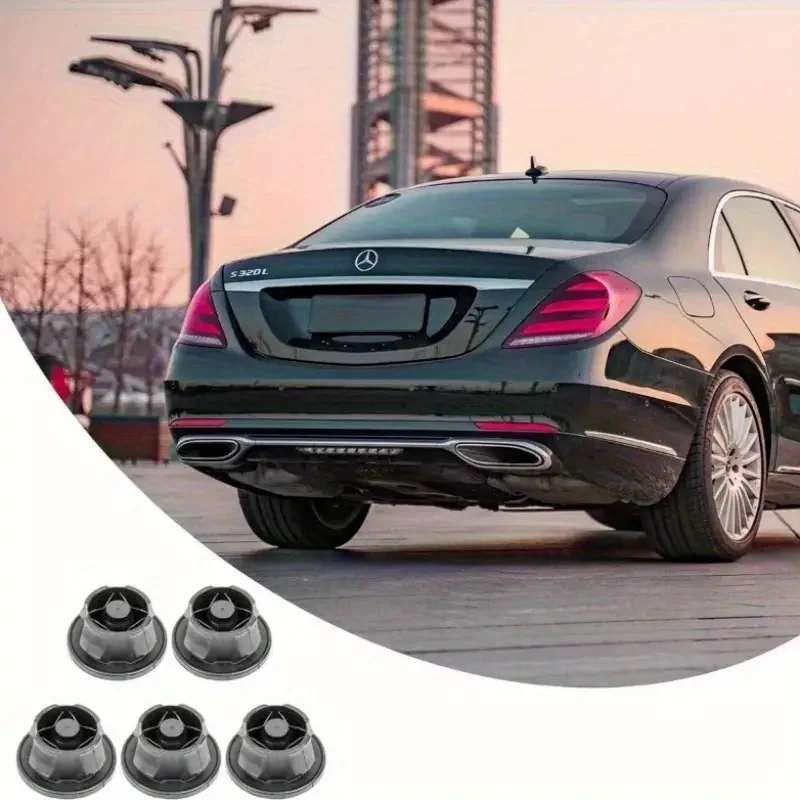 

5PCS For Mercedes Benz Engine Hood Fixing Devices Engine Soundproof Cover Cushion Suitable For Mercedes Benz W204 C204 W212 S212