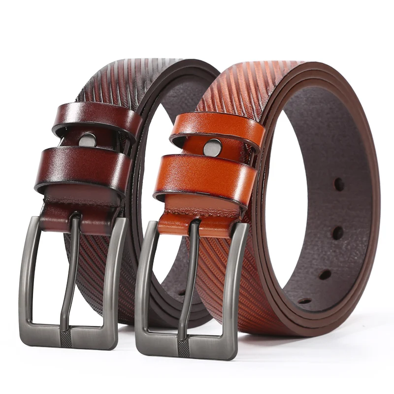 

TPU Leather Luxury Strap Male Belts For Men New Fashion Classice Vintage Pin Buckle Men Belt High Quality