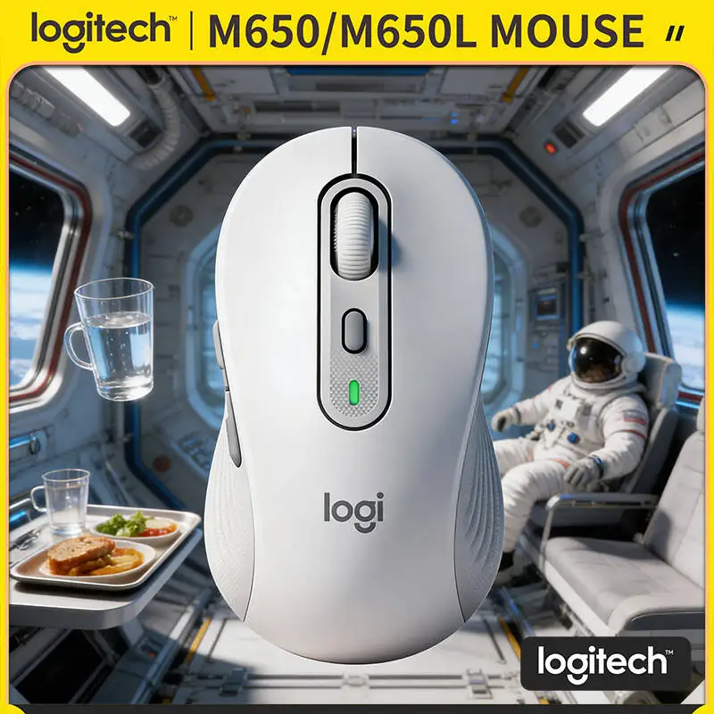 

Беспроводная мышь Logitech M650/M650L - 5 кнопок, эргономичный дизайн, 24 месяца автономной работы, SmartWheel Scrolling, радиус действия 10 м