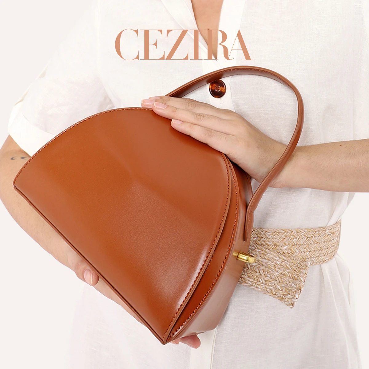 حقائب نسائية عصرية من الجلد ال - مراجعة Structured Handbag Top Handle وسعره