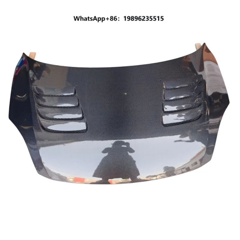 Original Carbon Fiber Hood for Suzuki Swift 2005-2016 Style 1 Bonnet Scoop  Engine Cover Bodykit