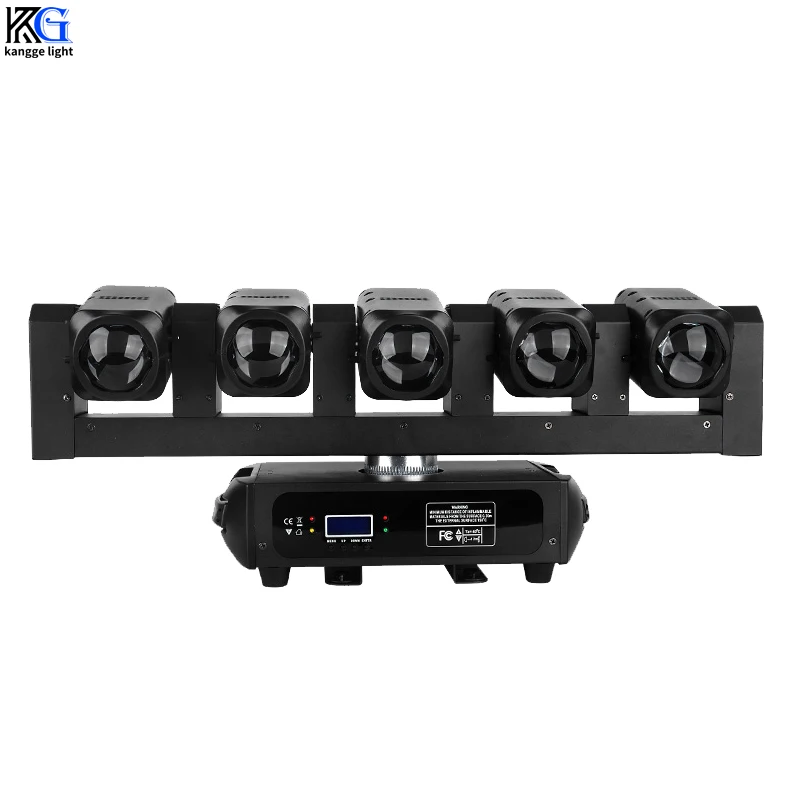 5X40W Led Beam Moving Head Light Rotating Stage Beam Effect Equipment DMX Controller Bar Moving Head Lights for DJ Disco KTV
