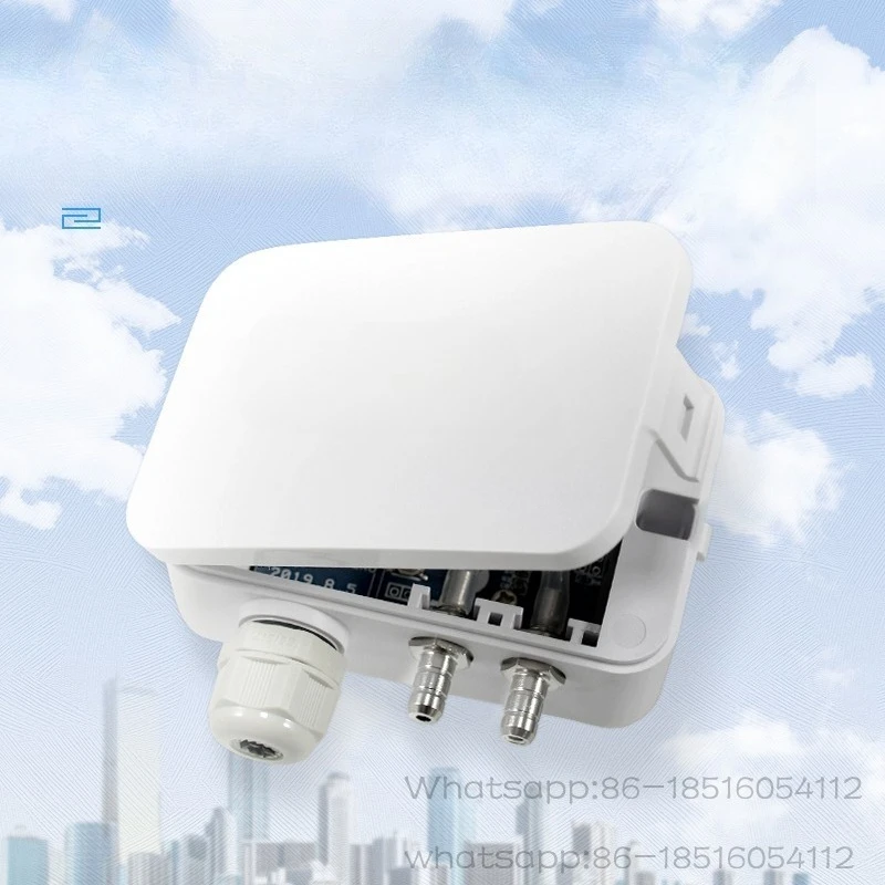 Difference Sensor Wind  Transmitter 4-20mA Wind Pressure Negative  Pipeline Static Pressure Sensor