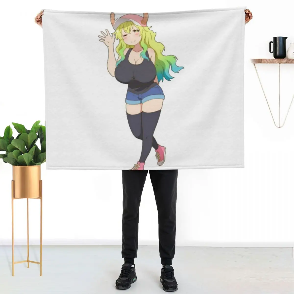 

Lucoa Kobayashi Maid Dragon Throw Blanket Lightweight Cozy Blanket for Bed Sofa