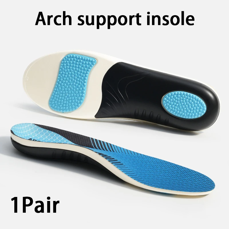 Platvoet Orthopedische inlegzolen Steunzool Schoeninlegzool Mannen Vrouwen Schokabsorptie Schoenzool Comfortabele Running Sport Pads 1 Paar