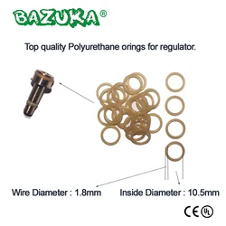 HPA Tank Regulator Piston Bigger Seal Polyurethane O-ring Oring Sealing 90 Duro 20/50pcs