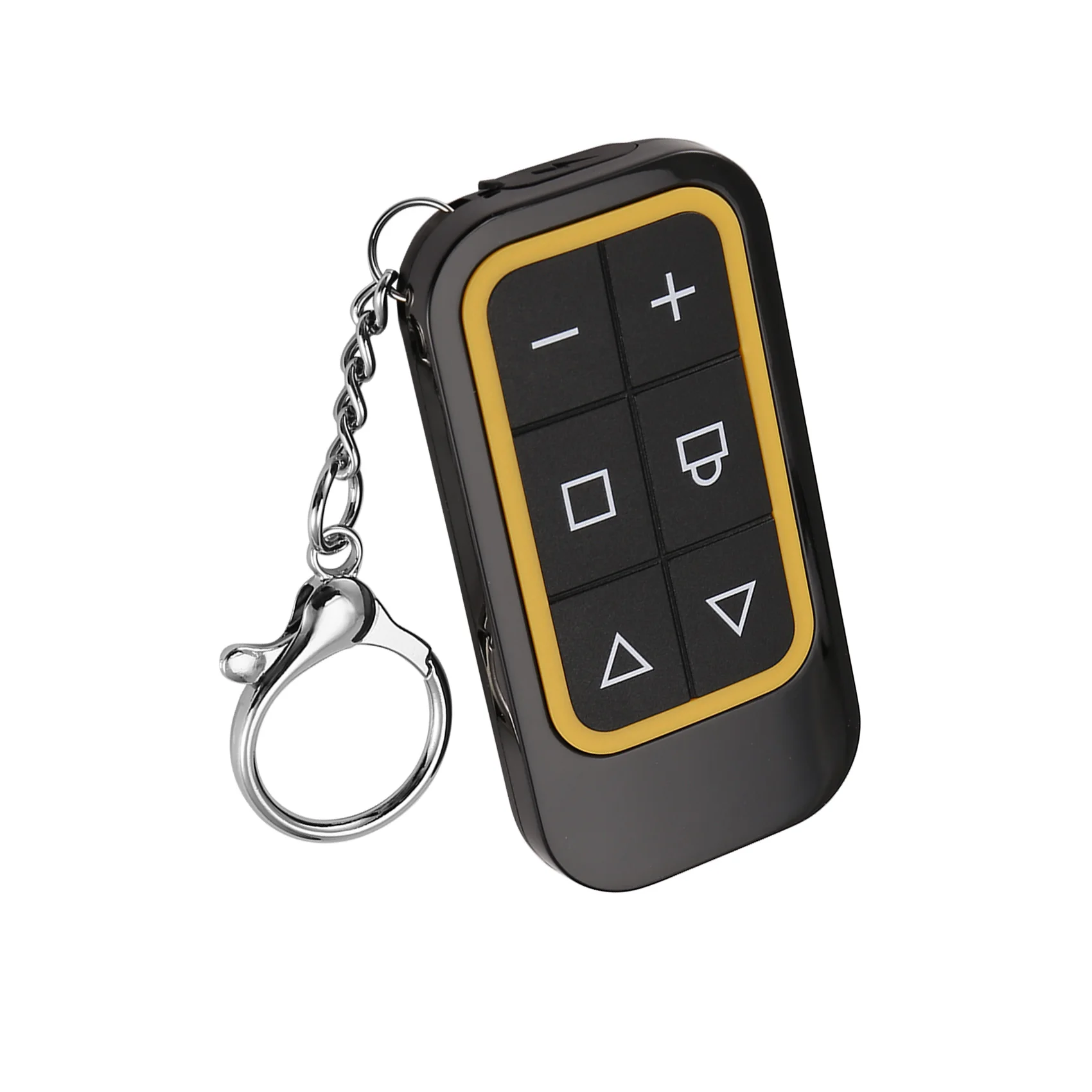 Wireless Remote Control 8-Channel Multi-Frequency Garage Door Rechargeable Full-Frequency Copy Remote Control Yellow