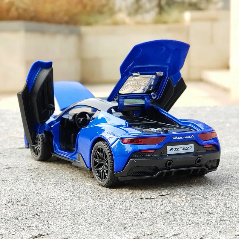 Mô Phỏng Tinh Tế Diecasts Phương Tiện Đi Lại & Toy Phương Tiện Đi Lại Maserati MC20 Siêu Xe Đôi Ngựa 1:32 Mô Hình HợP Kim Railed/Động Cơ/Xe Ô Tô/xe Đạp