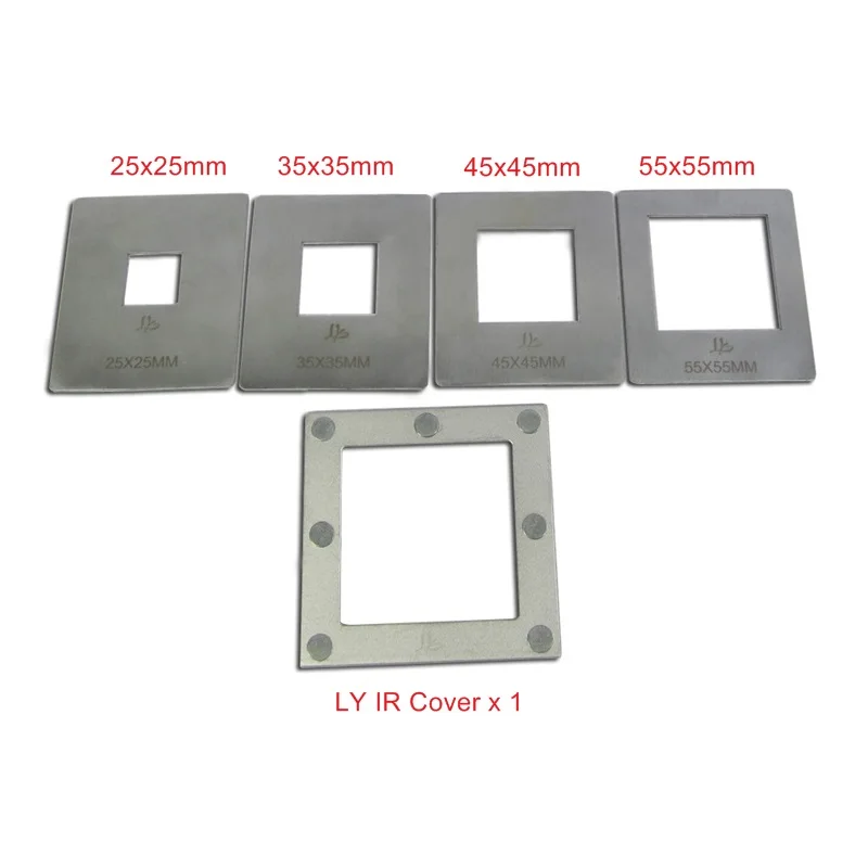 LY BGA IR Mate Reflektor IR Penutup Universal Atas Pemanas Reflektor Set untuk IR6500 IR8500 IR-PRO-SC Inframerah BGA Ulang Stasiun
