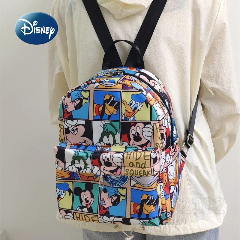 Disney Mickey New Fashion Mini Schoolbag Cartoon Mini Children's Schoolbag Waterproof Children's Leisure Backpack High Quality