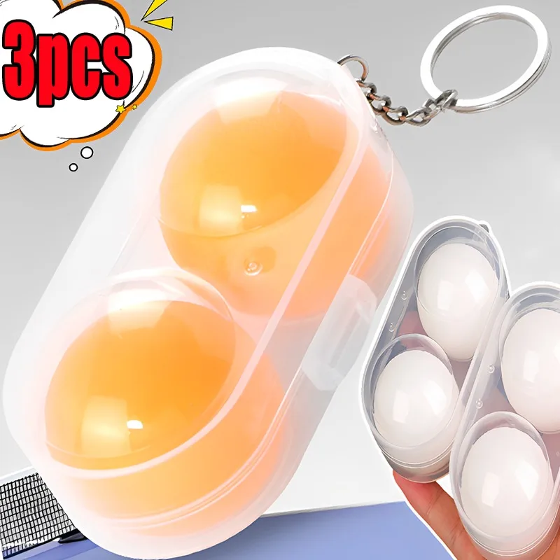 

3/1 Pcs Table Tennis Ball Container Box Storage Box Portable Transparent Plastic Ping Pong Ball Outdoor Storage Container
