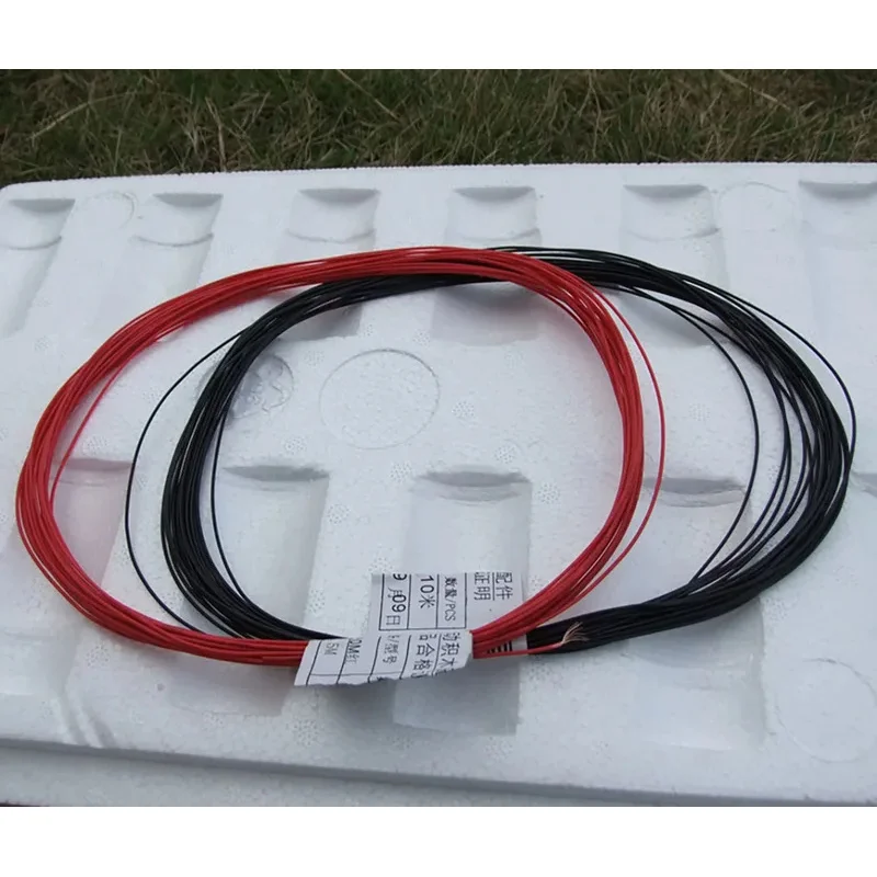 

10Meter Red/Black 9-core Pure Copper Wire Thin Wire DIY Handmade Model Making Accessories Wire Outer Diameter 1mm