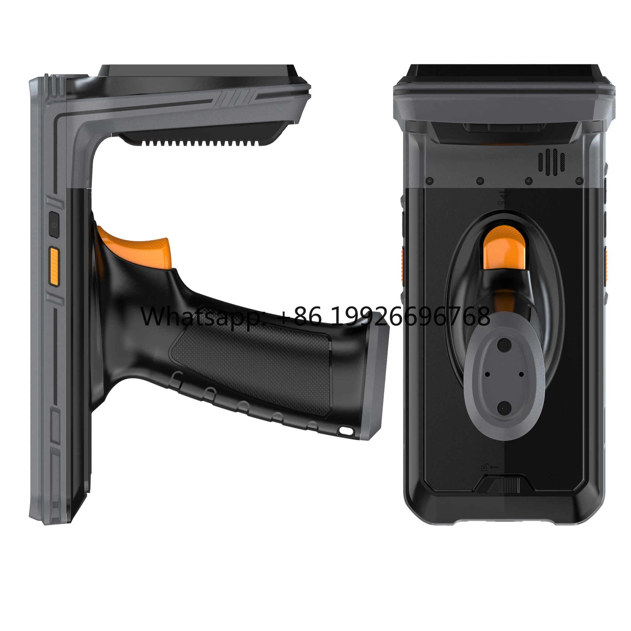 High Speed  5.7in UHF RFID Handheld PDA 10000mAh Battery Rugged IP67 Waterproof Fast Charging NFC WiFi6 GPS Dual SIM