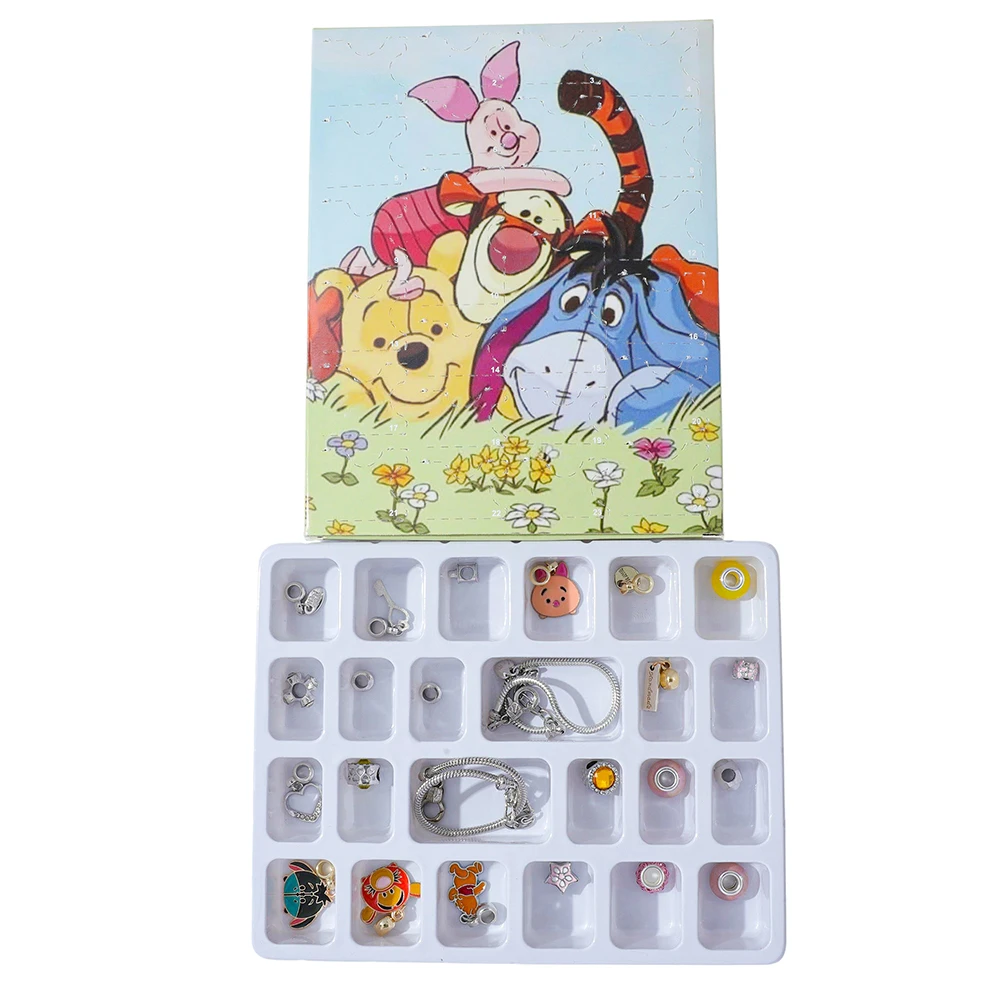 Caja ciega sorpresa de Adviento de Disney Tigger Piglet Eeyore, colgante de oso Pooh delicado de moda DIY para regalo de juguete accesorio único
