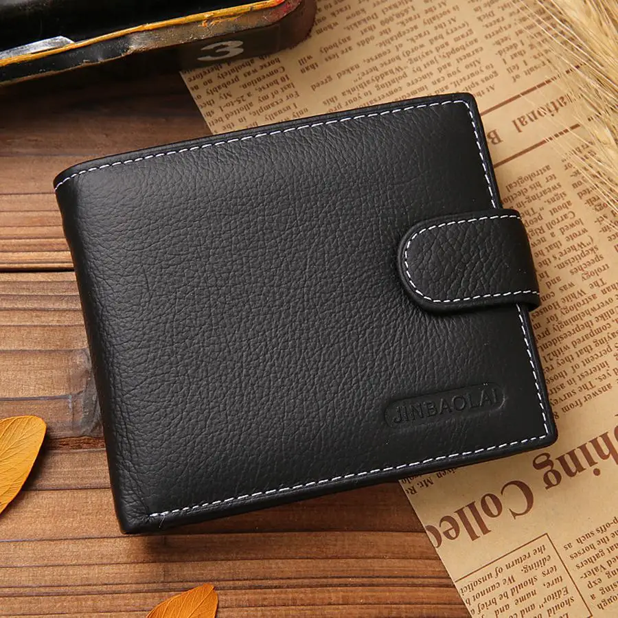 

Men's Short Wallet PU Leather Vintage Zipper Bifold Wallet Casual Design Coin Daily Minimalist Wallet Gift For Boyfriend For Men