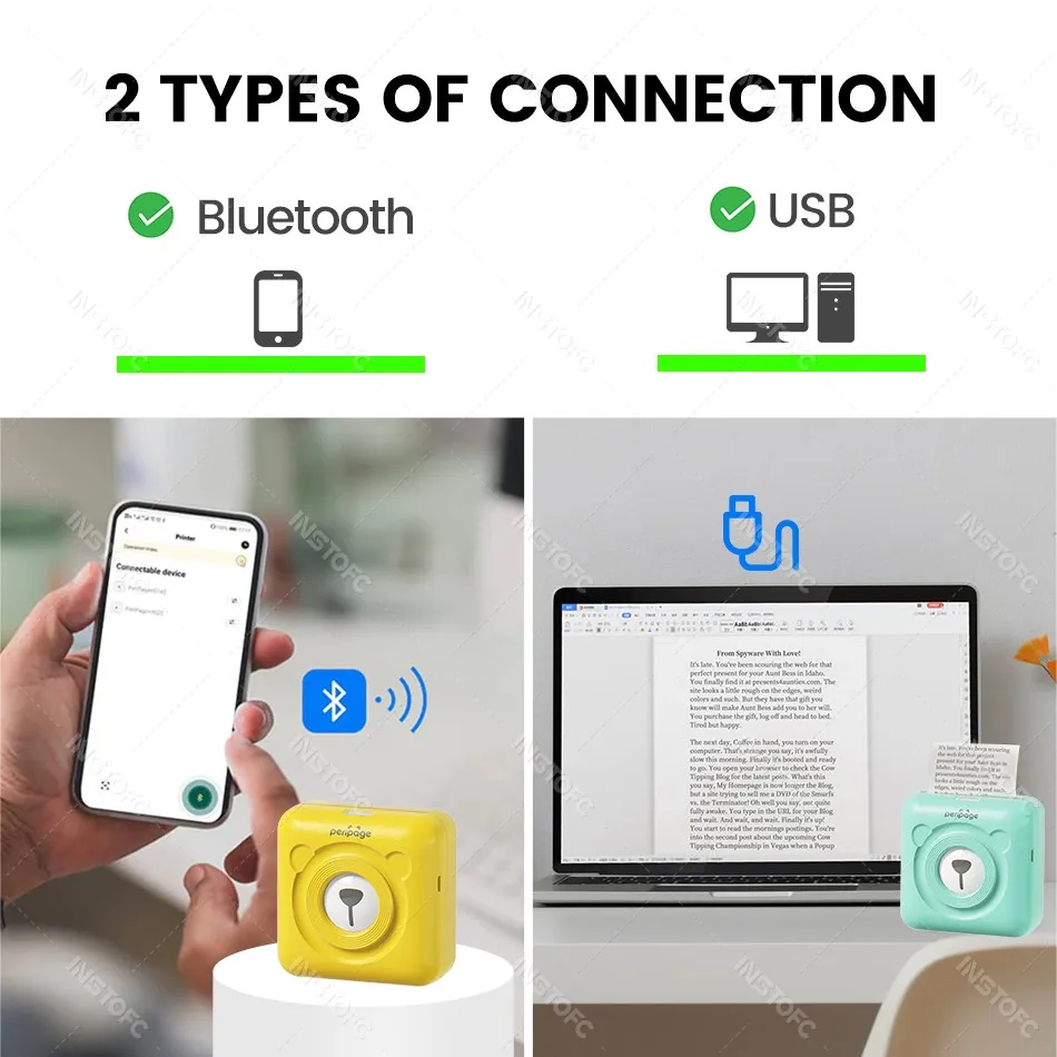 Оригинальный термопринтер A6 Peripage 304 точек на дюйм, мини-портативный карманный Bluetooth-принтер для мобильных телефонов, Android iOS, подарки