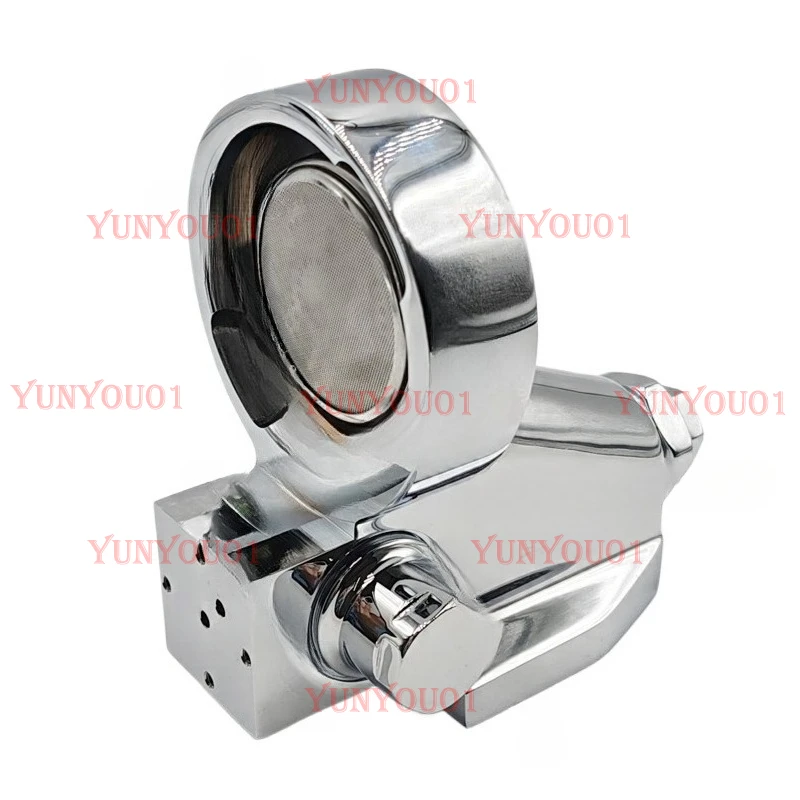 Espresso Group Head 58mm Full Semi Auto Brew Head 304 Stainless Steel Coffee Machine Component